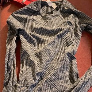 Lululemon Athletica Tech Long Sleeve Shirt Charcoal